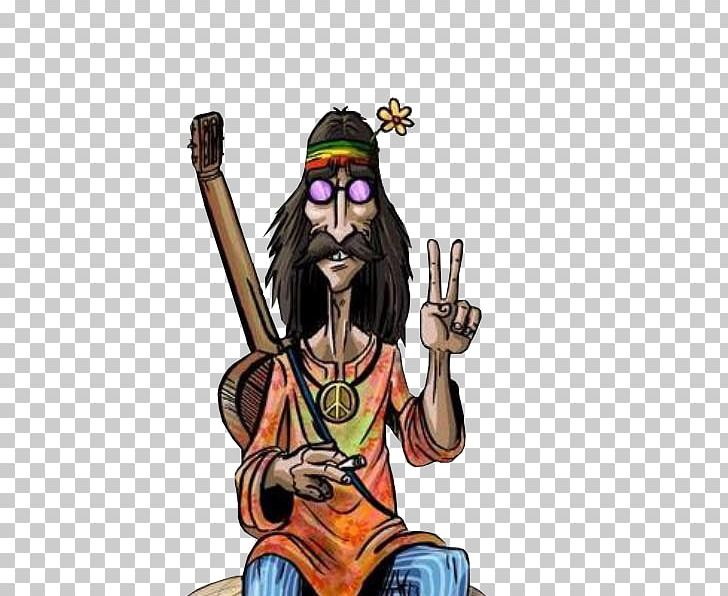 hippie clipart drawing
