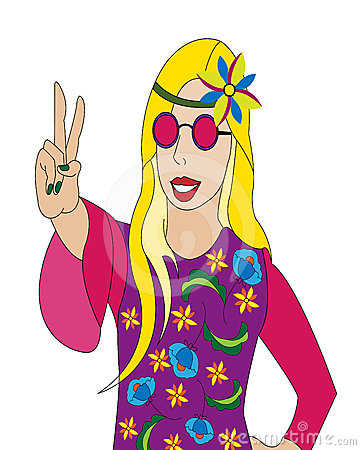 hippie clipart hippie chick