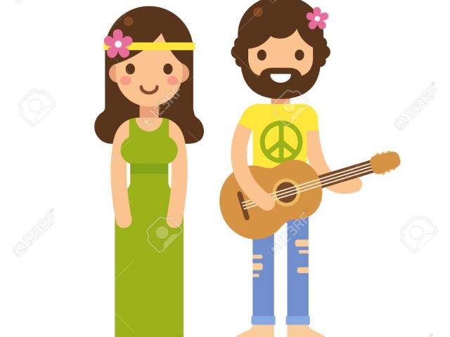 hippie clipart hippie couple