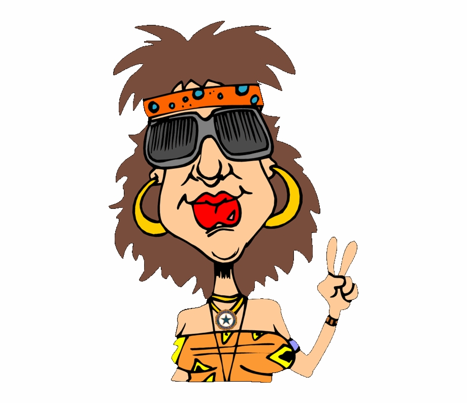 Female png transparent . Hippie clipart hippy