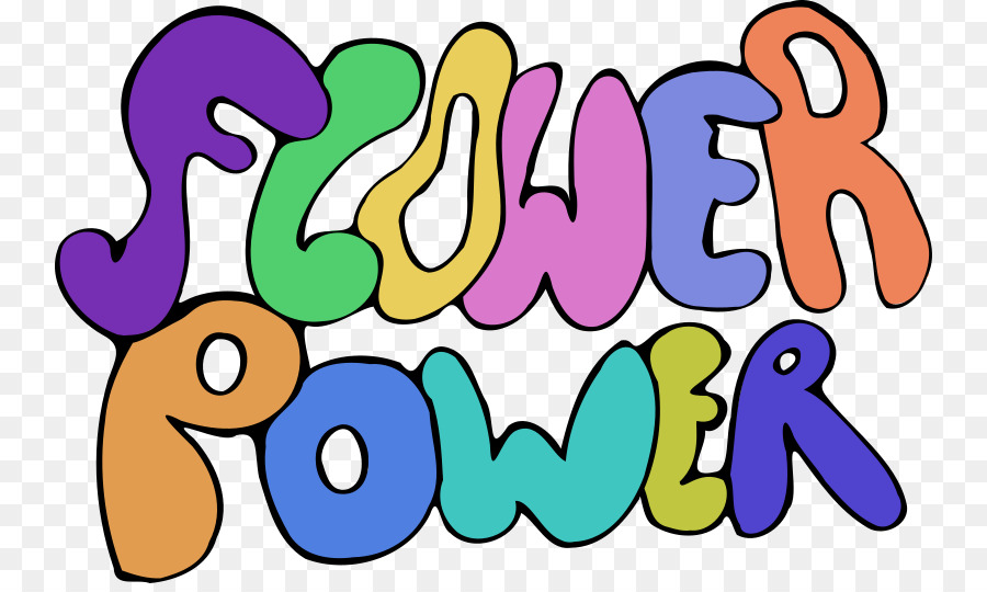 Flower art drawing graphics. Hippie clipart line