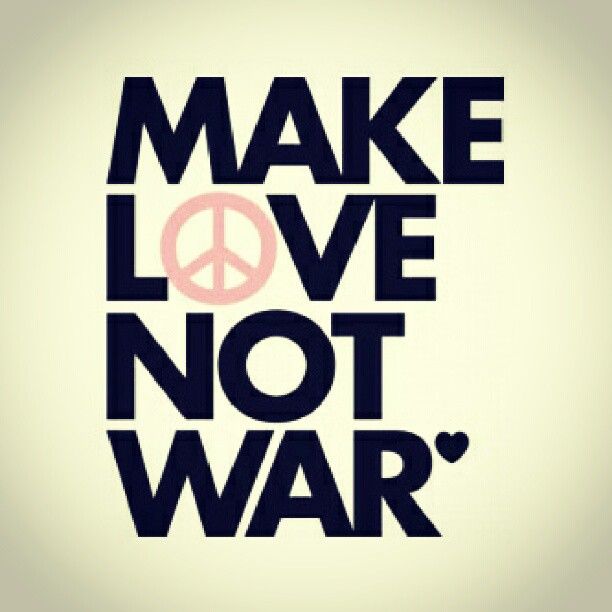 hippie clipart make love not war