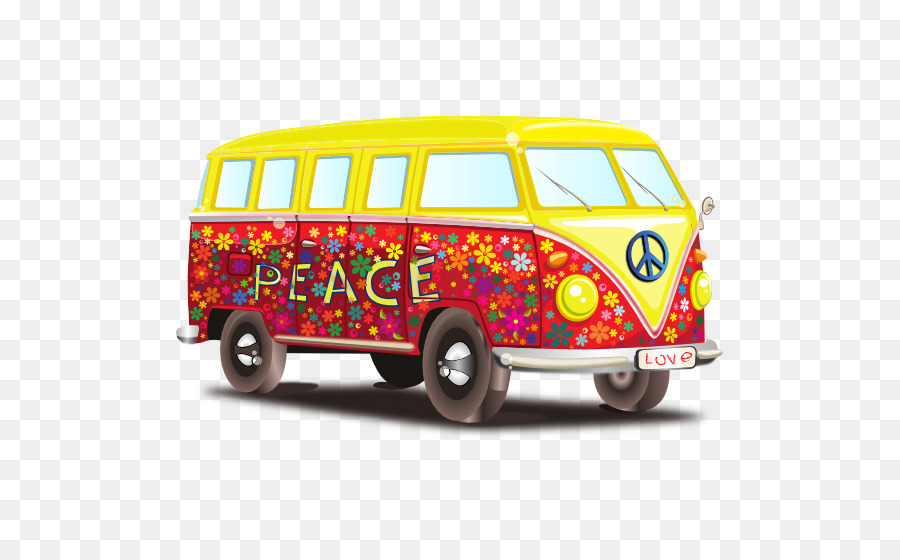 hippie clipart minivan