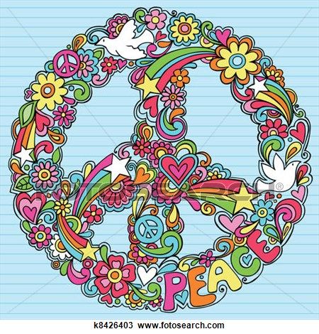 hippie clipart psychedelic