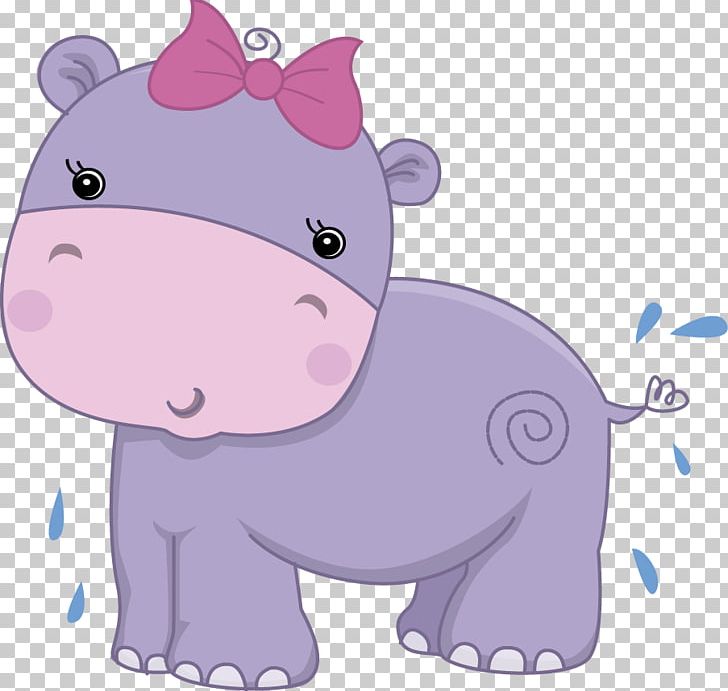 hippopotamus clipart baby shower