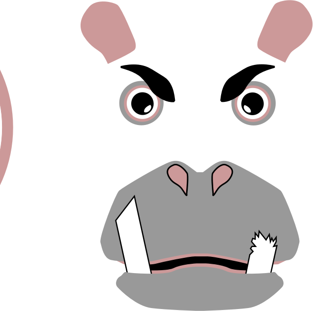 Angry medium image png. Hippo clipart character