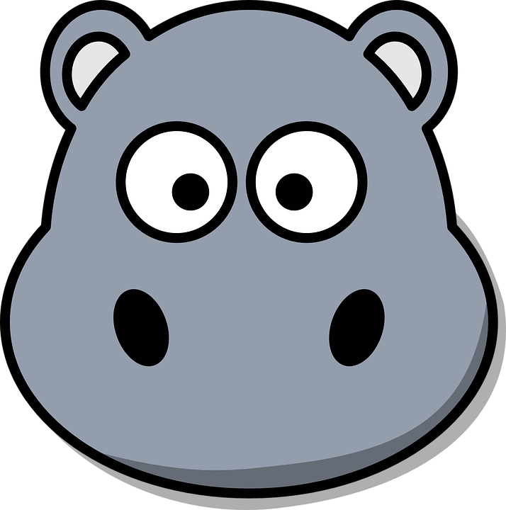  pixabay. Hippo clipart colour