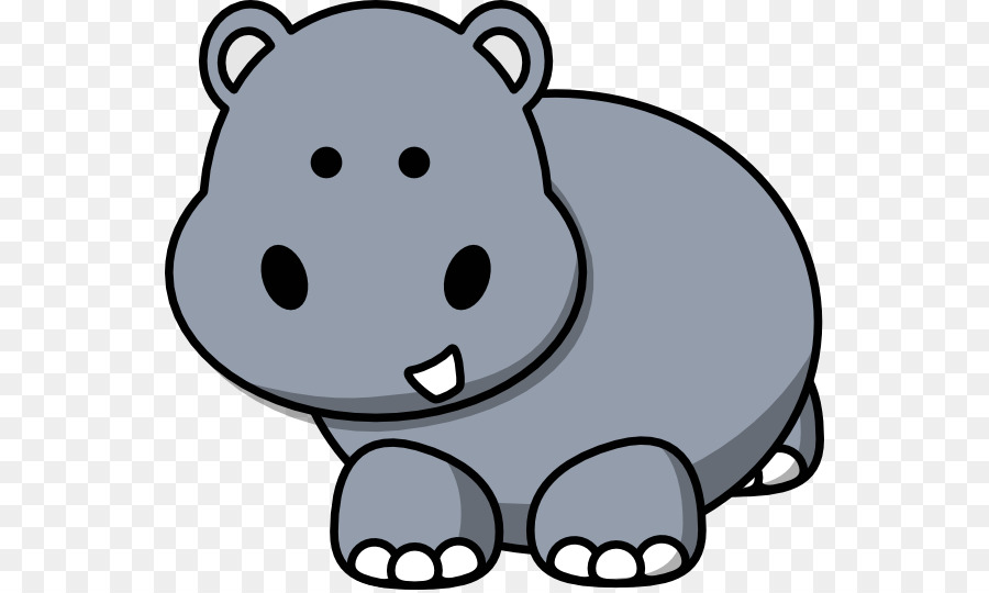 hippo clipart cool