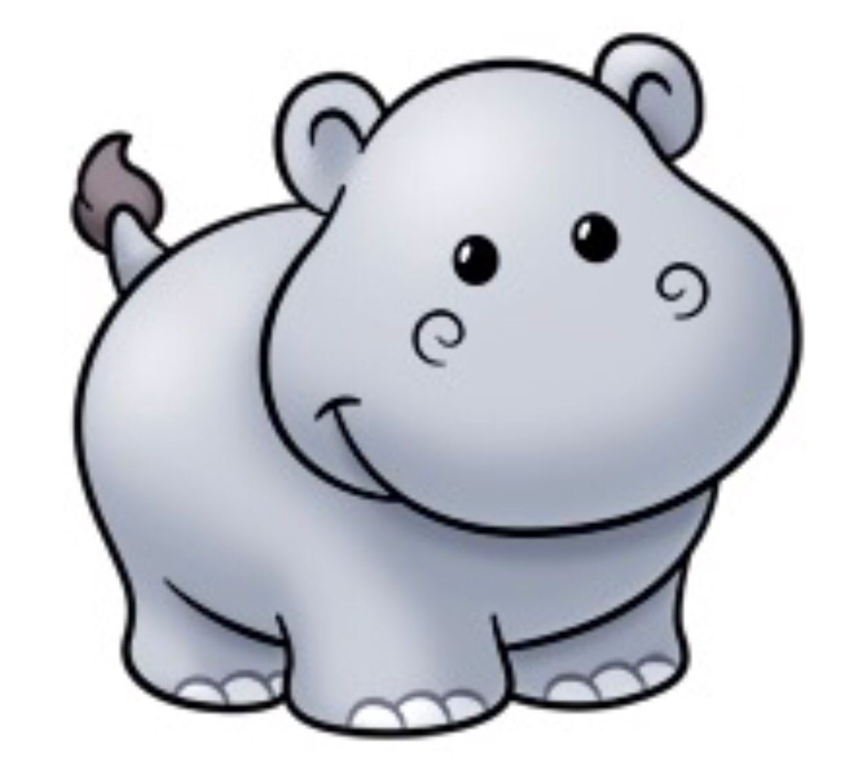 hippo clipart cute anime