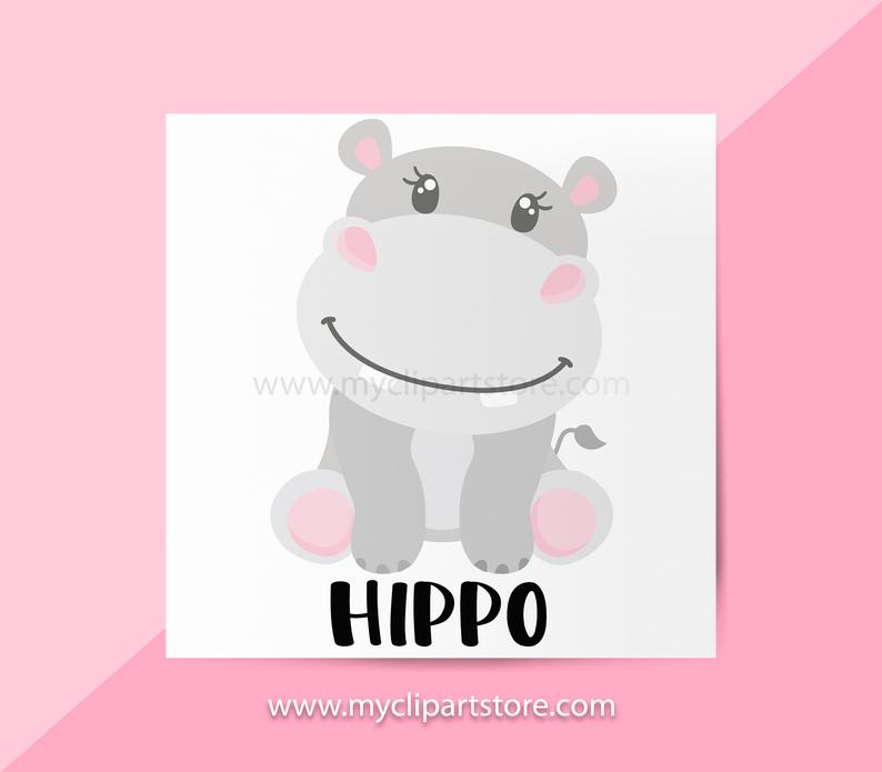 hippo clipart jungle