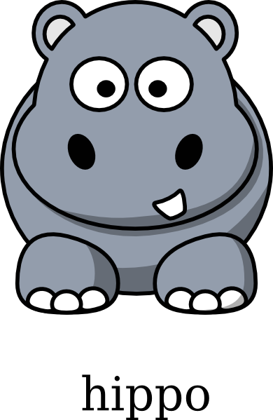 hippo clipart kid