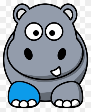 hippo clipart sad