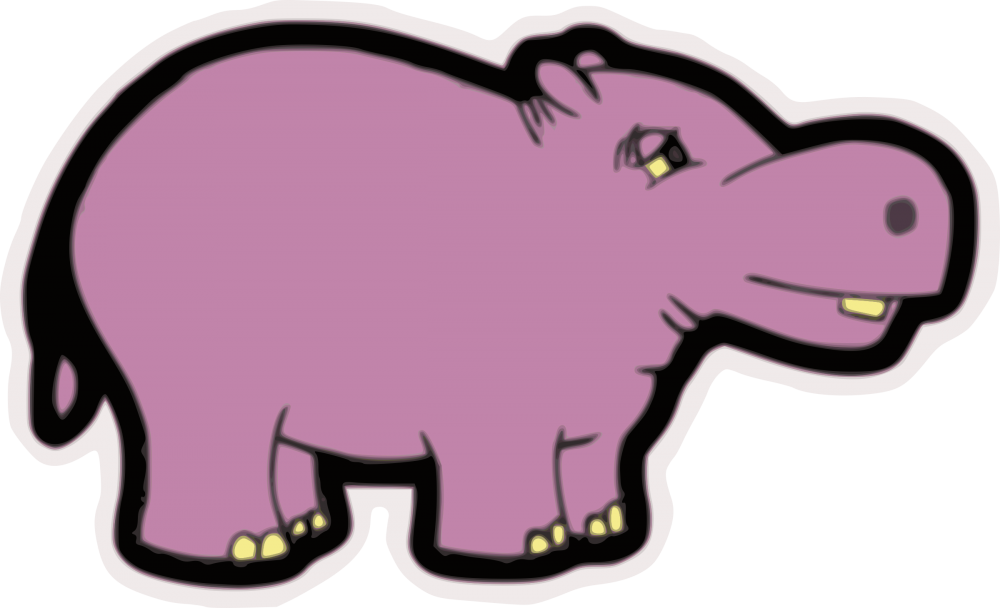 hippo clipart transparent background