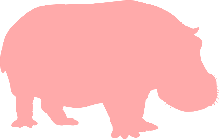 hippo clipart transparent background
