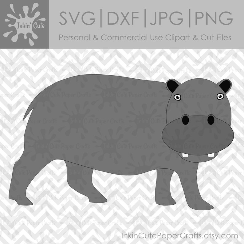 hippopotamus clipart realistic animal