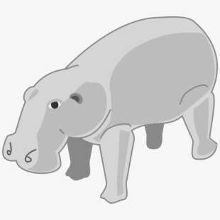 hippopotamus clipart big animal