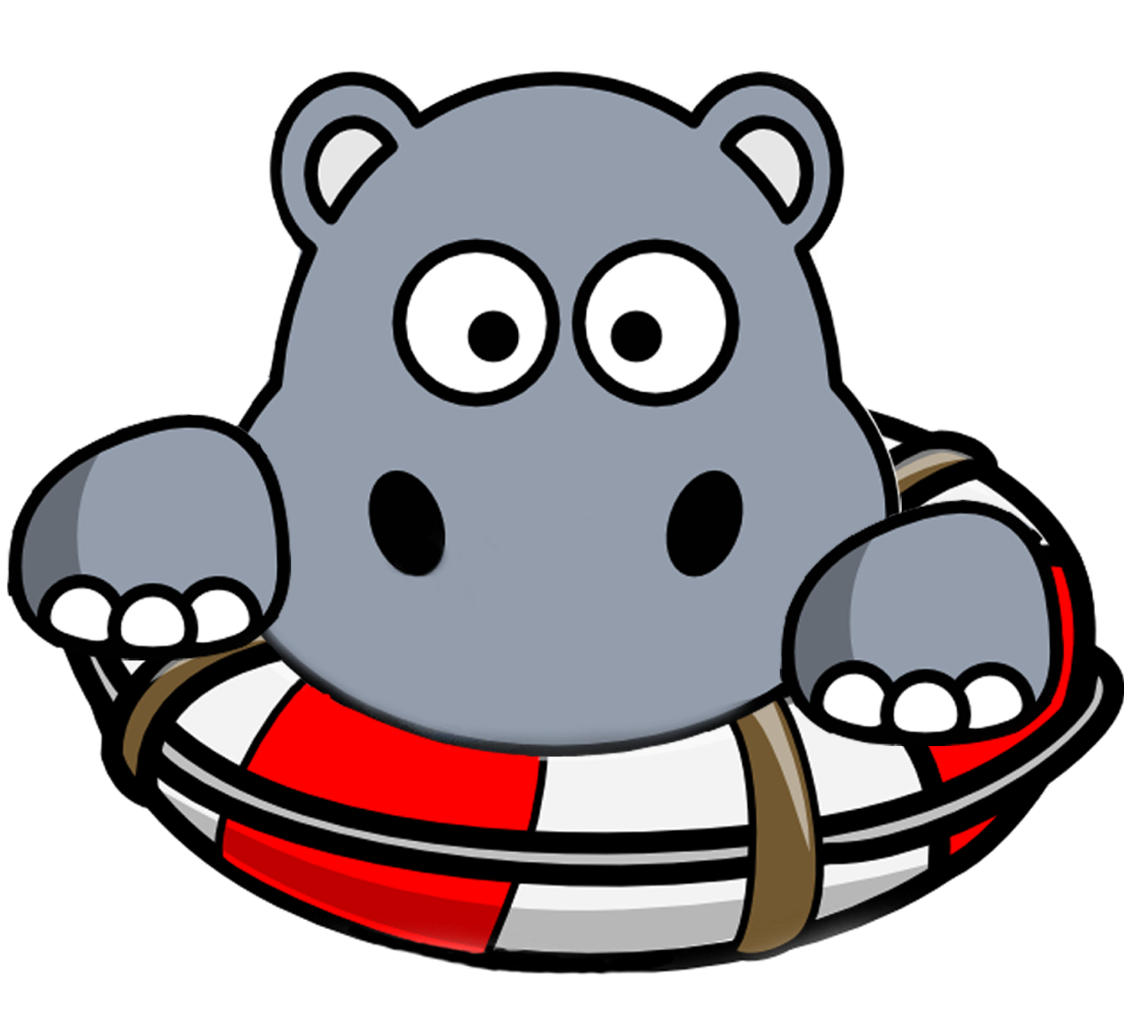 Hippopotamus clipart swimming. Savana enterprise pte ltd