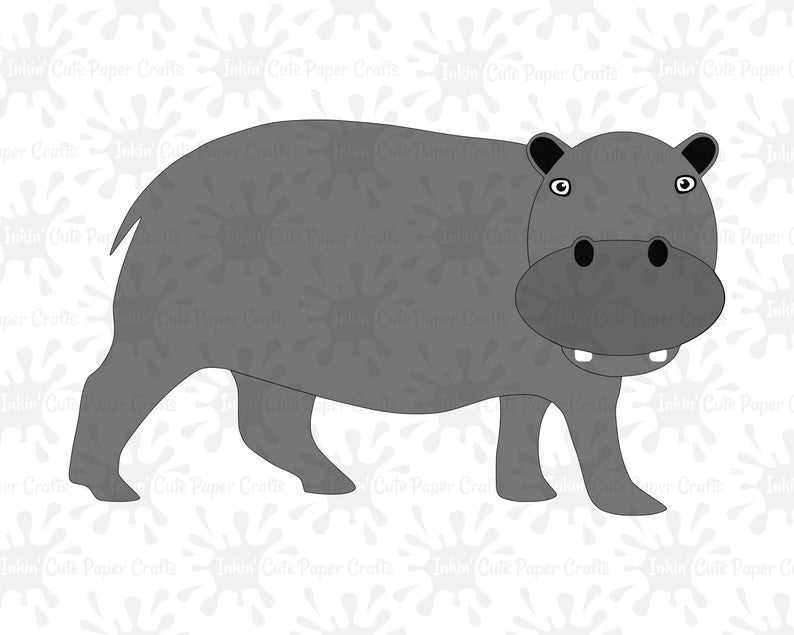 hippopotamus clipart zoo animal