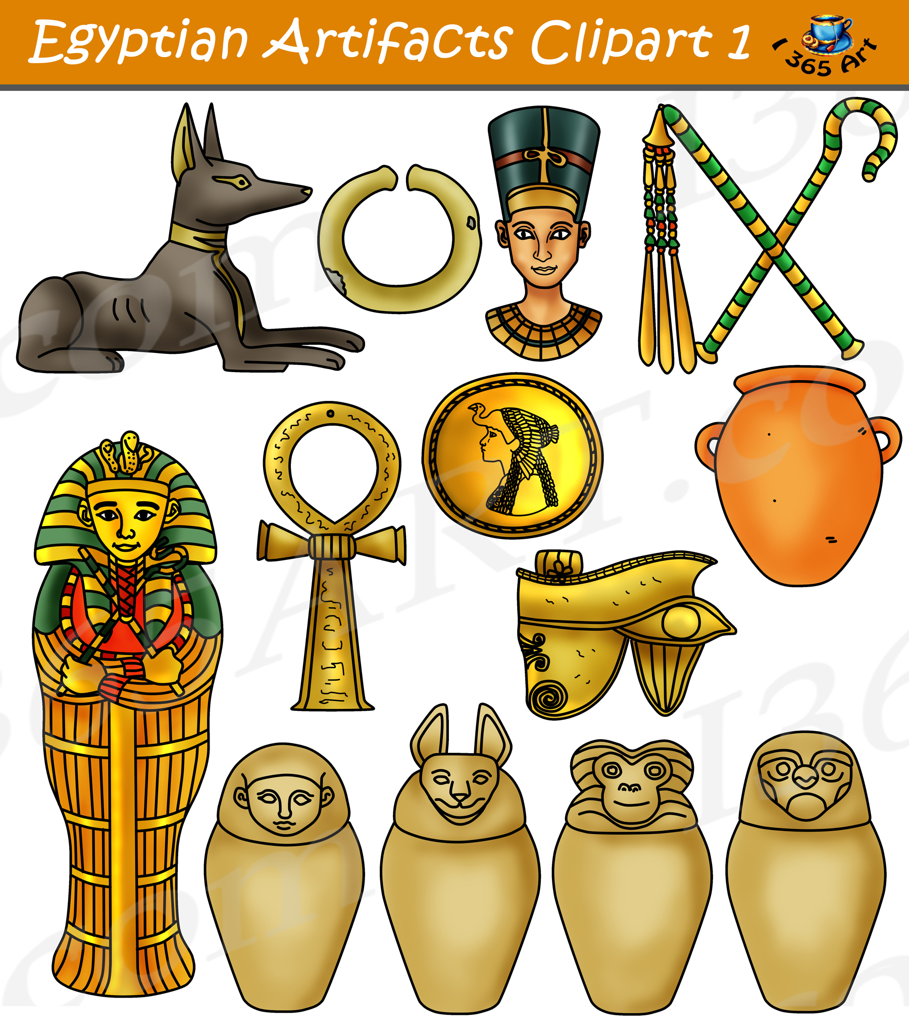 History clipart artifact. Egyptian artifacts part digital