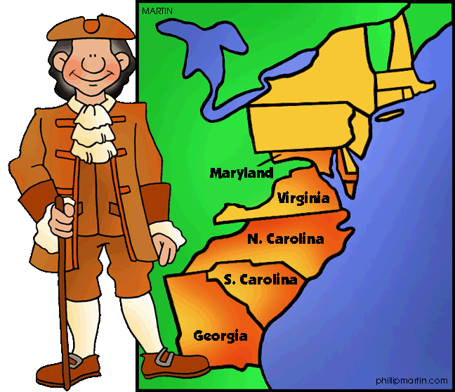 history clipart colonists