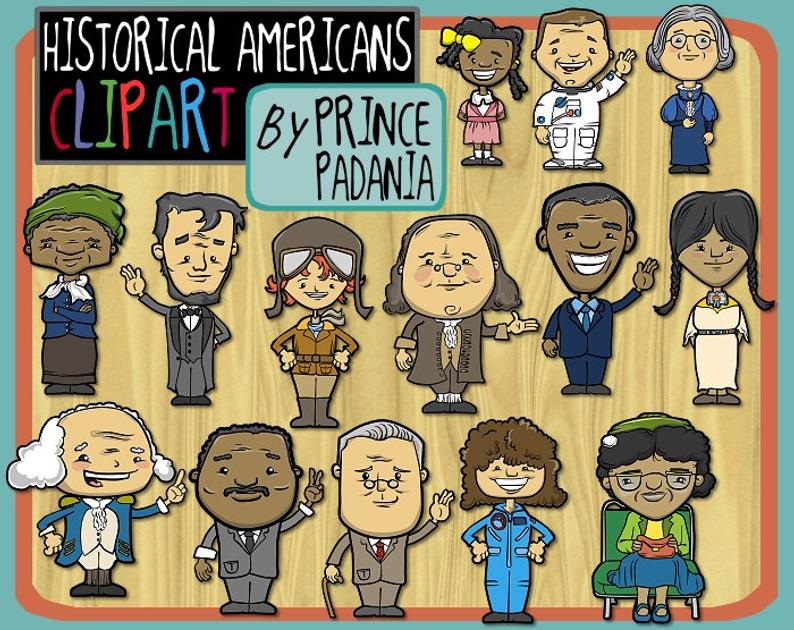 Historical americans clip art. History clipart history american
