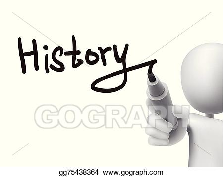 history clipart history word