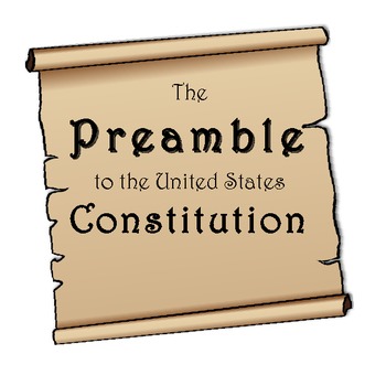 Pin on th grade. History clipart preamble