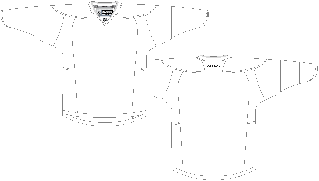 plain white hockey jersey