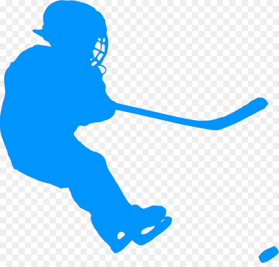 hockey clipart blue