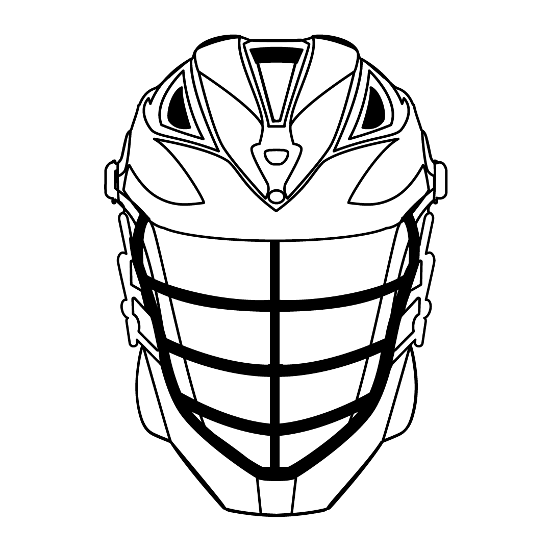 Goalie Mask Coloring Pages To Download Sketch Coloring Page