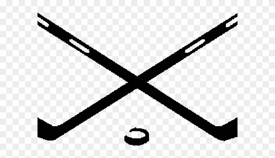 Sticks png . Hockey clipart crossed