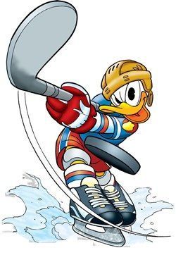 Pin by ron bolter. Hockey clipart donald duck