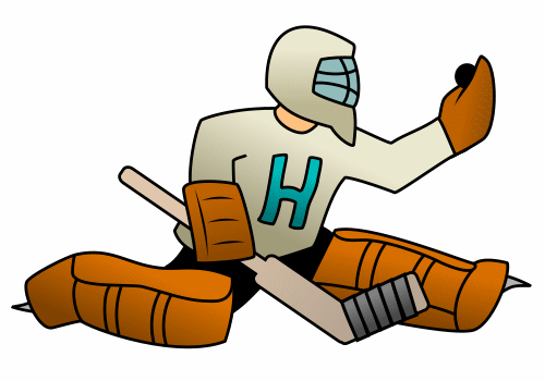 hockey clipart drawing