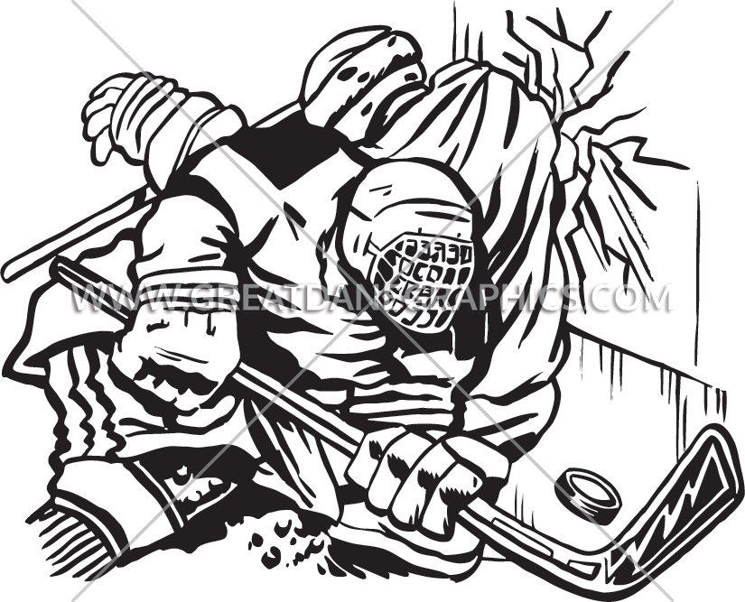 Hockey clipart hockey check. Production ready artwork for