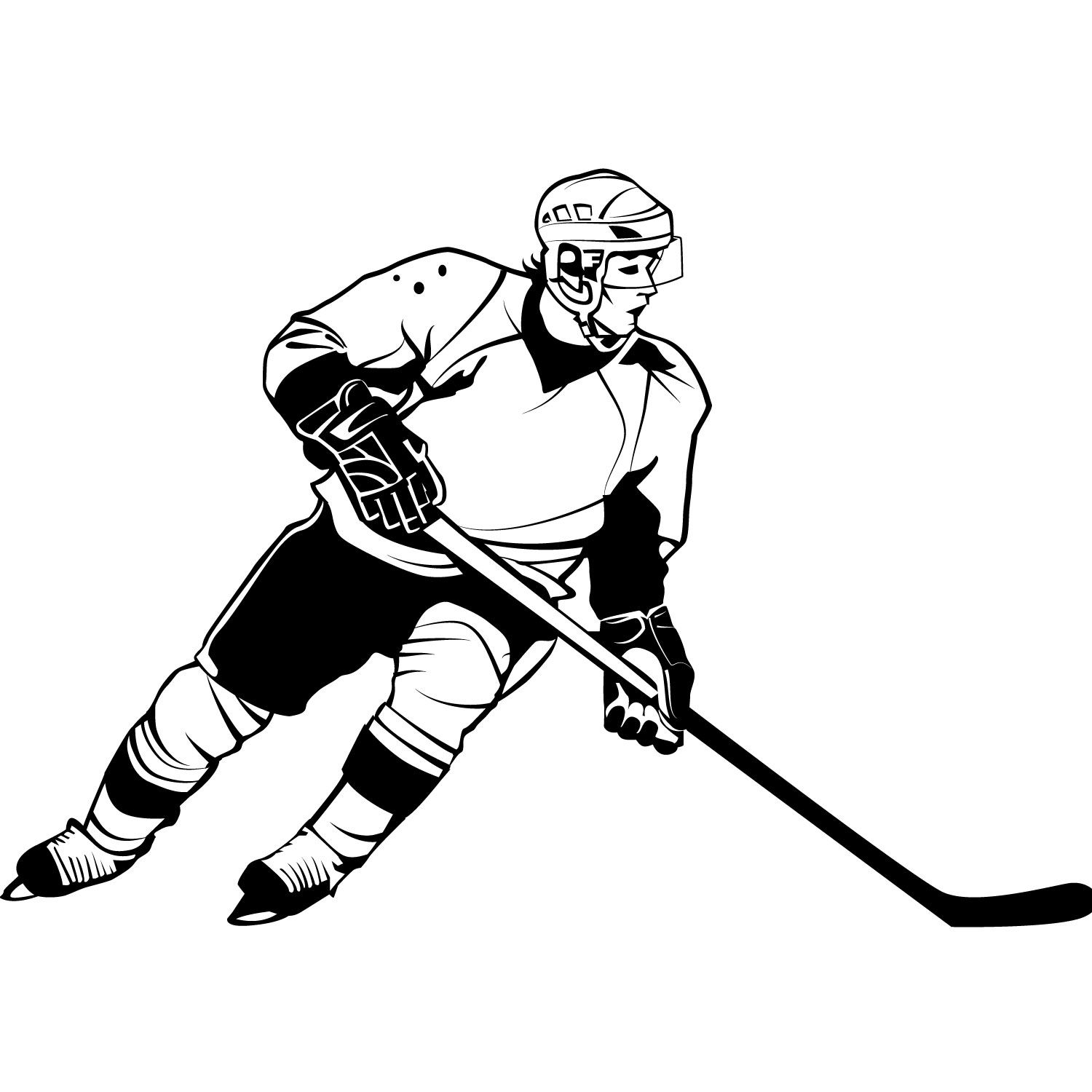 History of in johnstown. Hockey clipart hockey player
