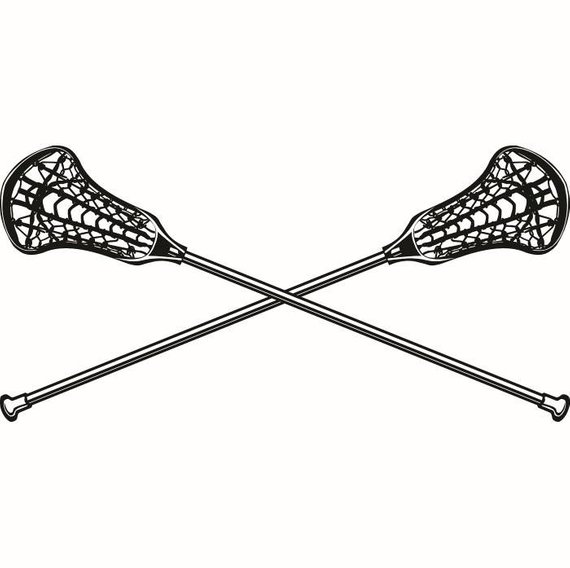 Pin by etsy on. Hockey clipart lacrosse stick crossed