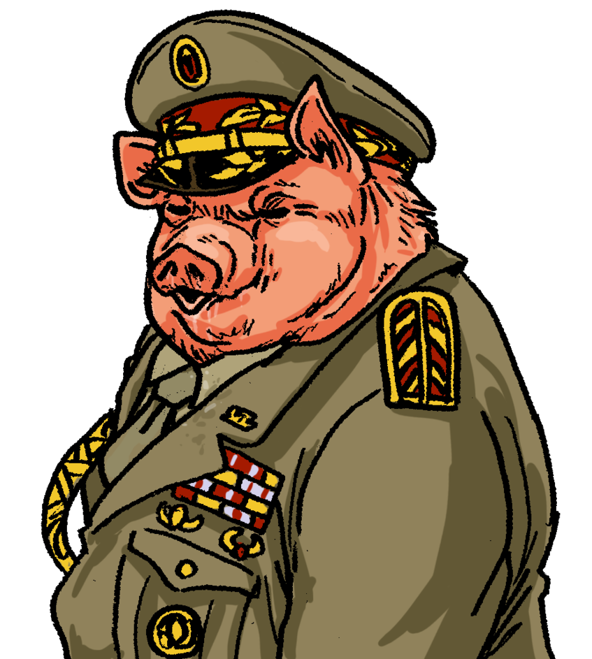 Hog clipart brown pig. War by shabazik on