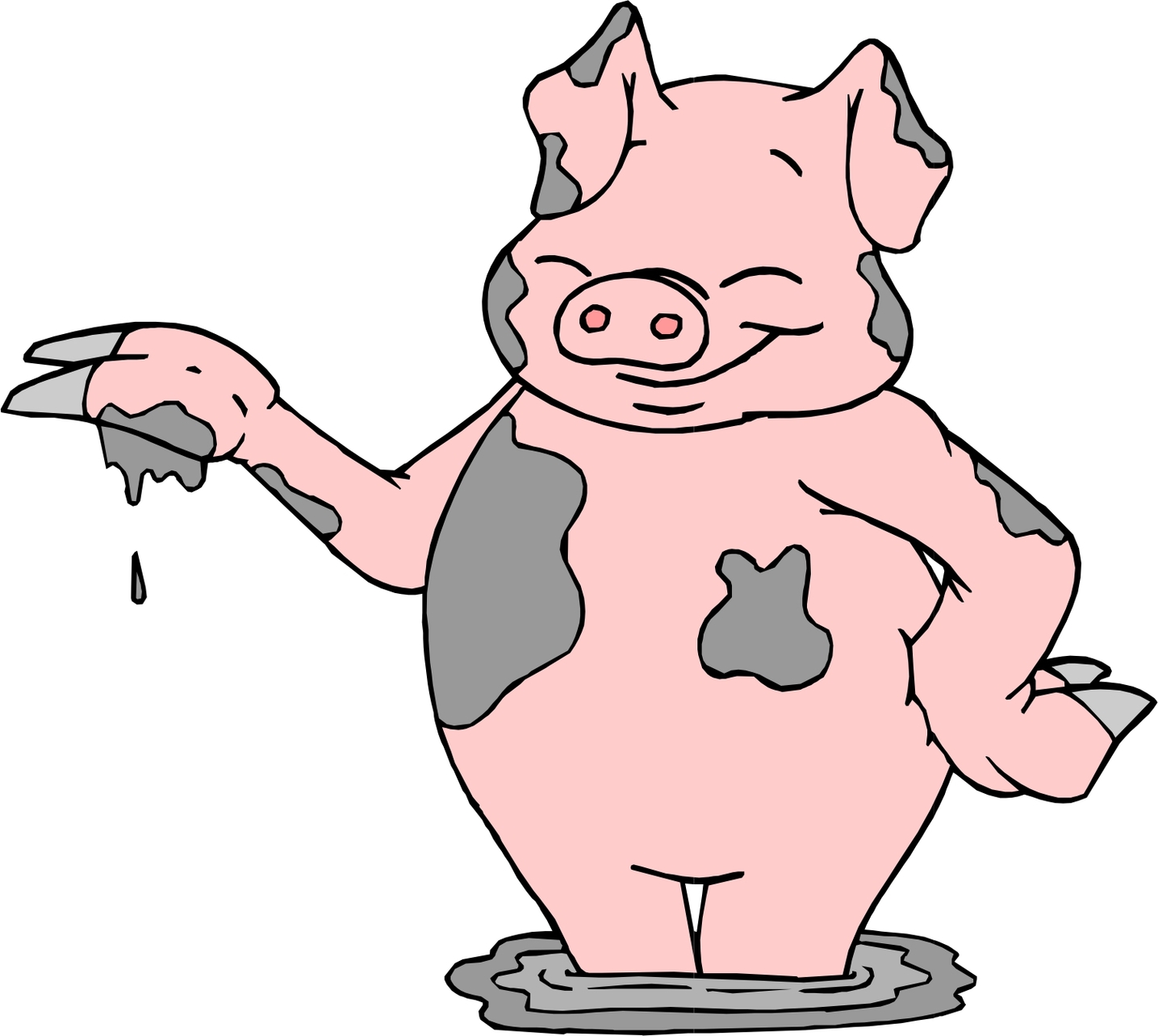 hog clipart clean pig