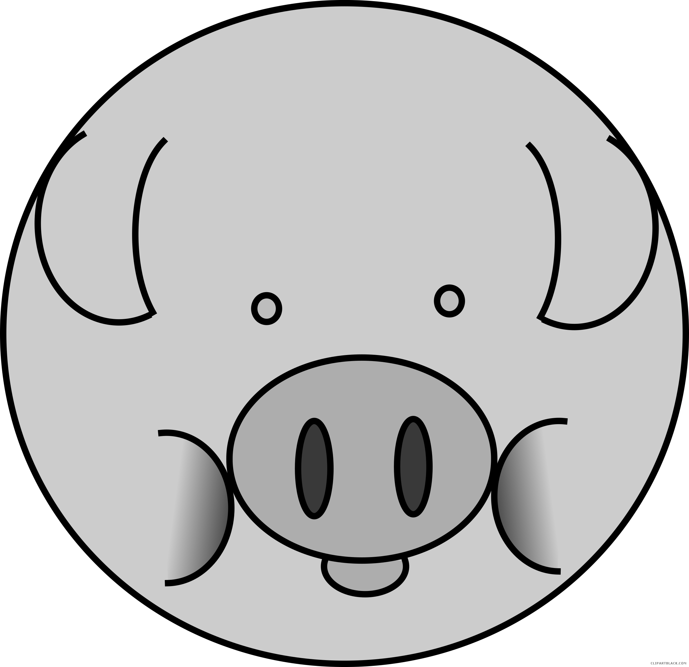 hog clipart logo