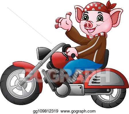 hog clipart motorcycle clipart