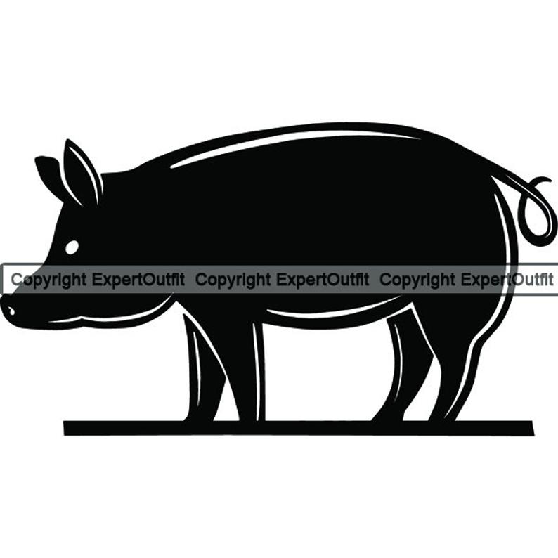 hog clipart pig meat