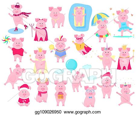 hog clipart princess