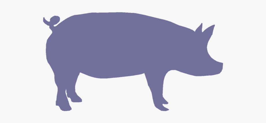 pig clipart silhouette