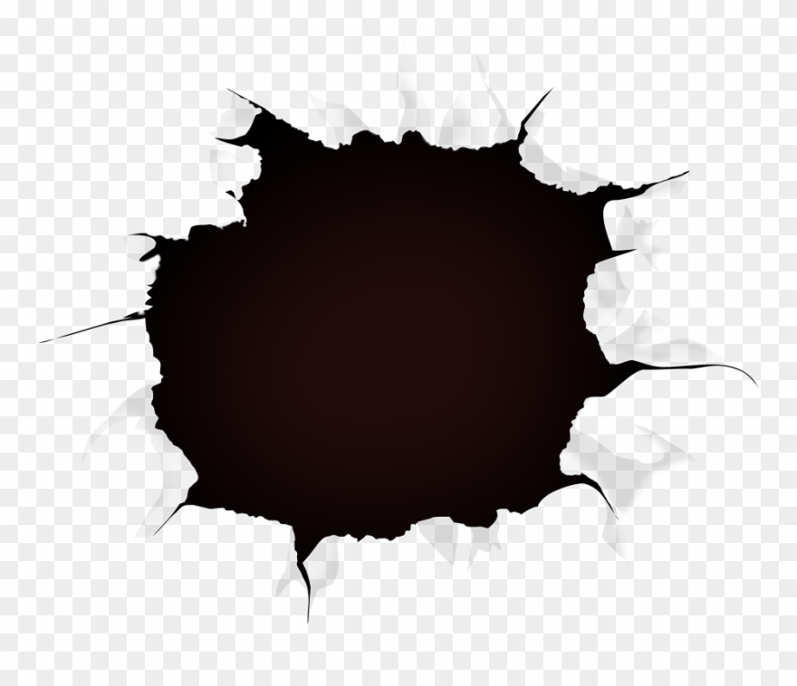 Hole clipart paper clipart.  x in black