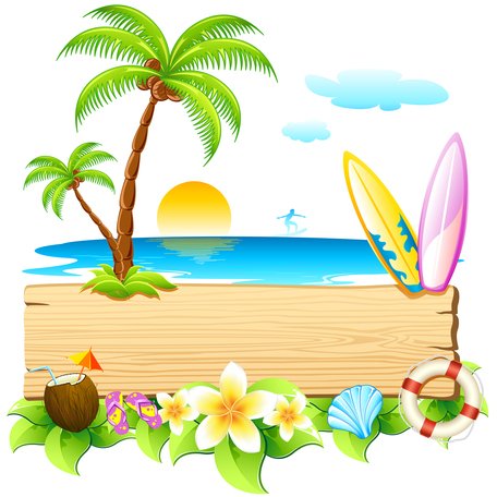 Holiday clipart. Free summer and vector