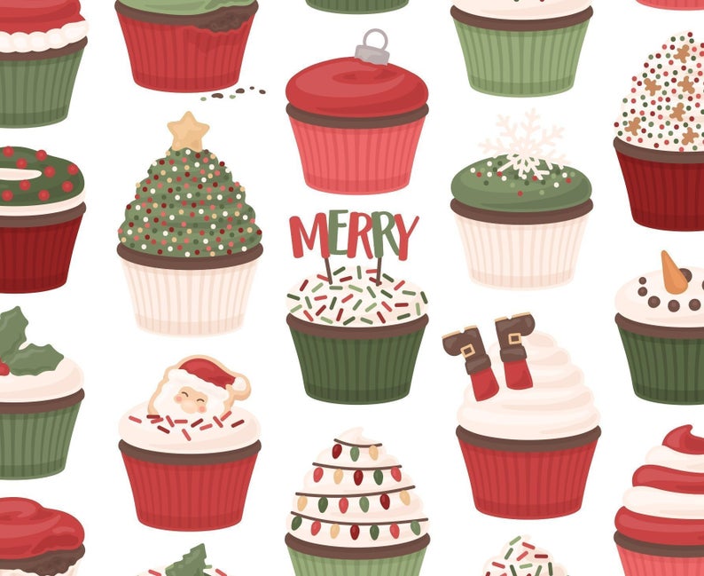 holiday clipart baked goods
