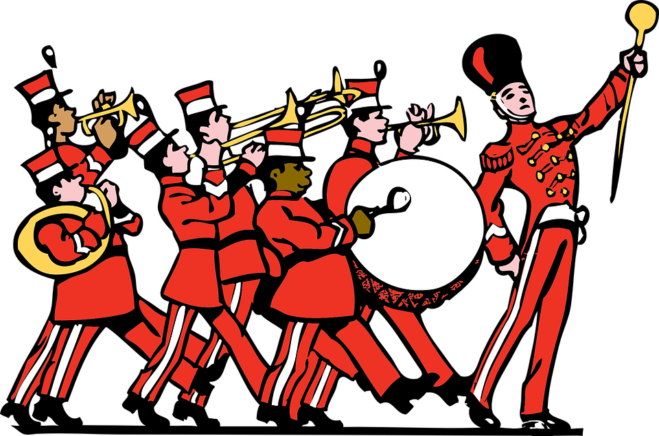 holiday clipart band