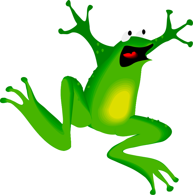 holiday clipart frog