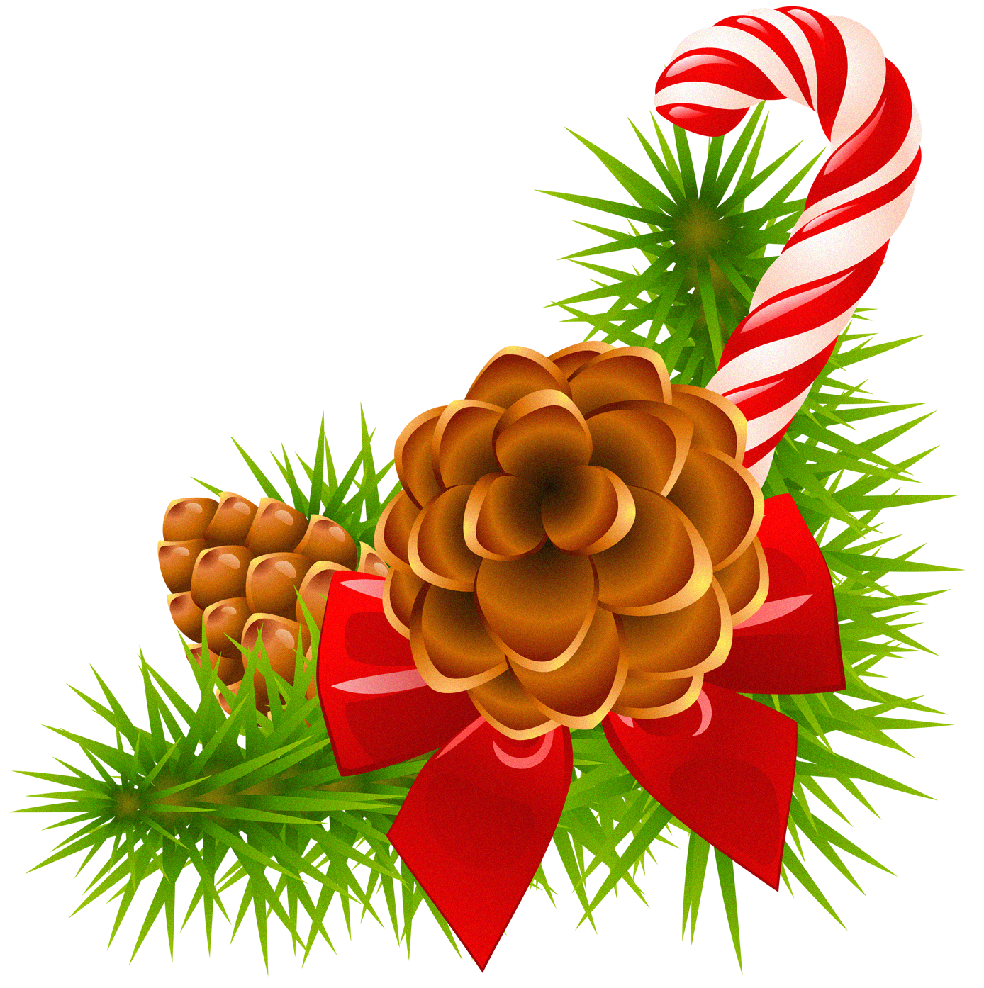 holiday clipart pinecone