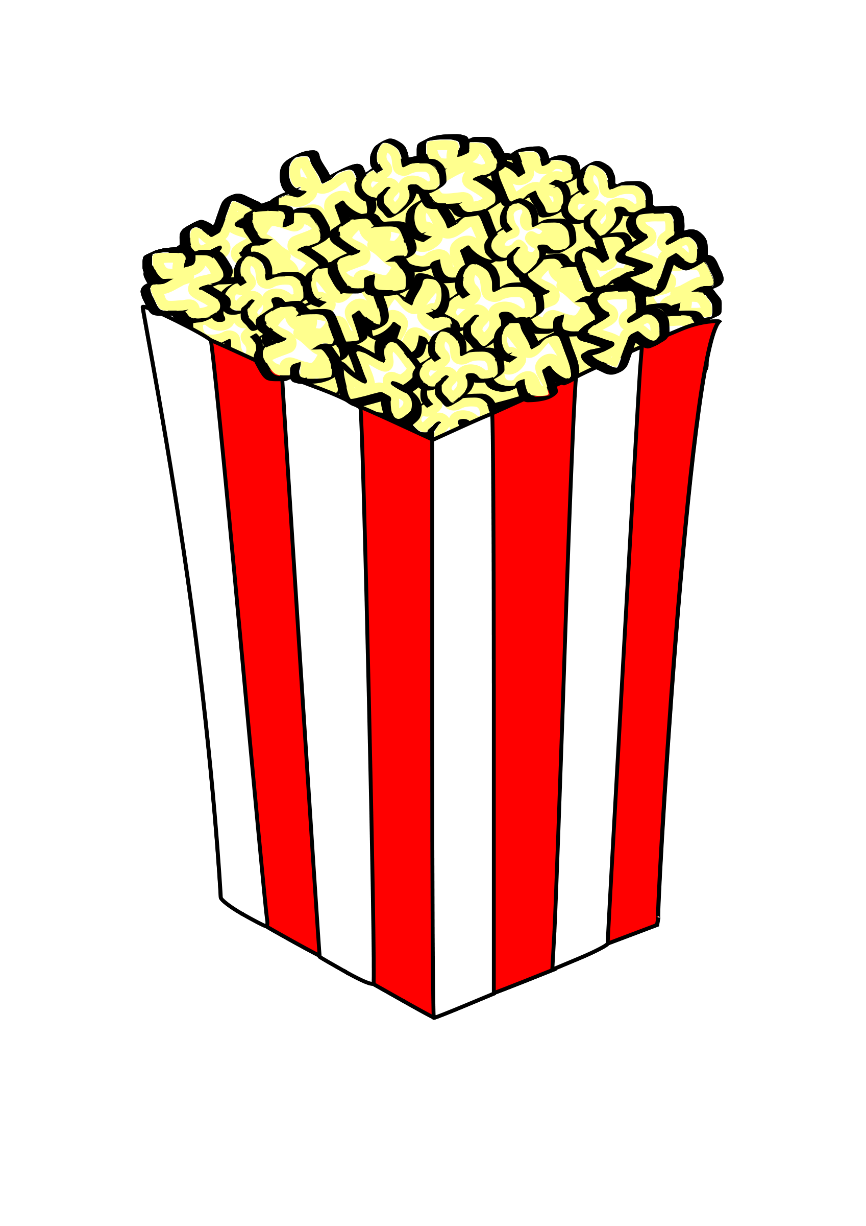 holiday clipart popcorn